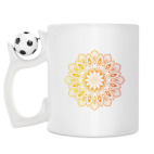 Кружка с футбольным мячиком