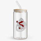 Банка с бамбуковой крышкой