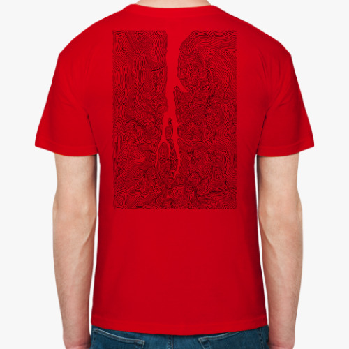 Футболка с принтом Древесный орнамент