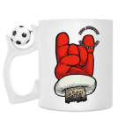 Кружка с футбольным мячиком