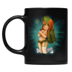 Кружка цветная UV-DTF