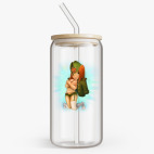 Банка с бамбуковой крышкой