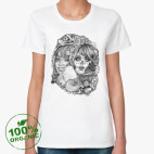 Женская футболка органик