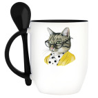 Кружка с ложкой