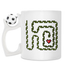 Кружка с футбольным мячиком