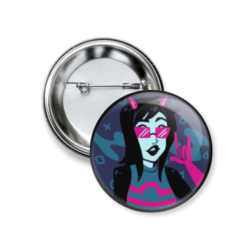 Значок 37мм с принтом Homestuck Latula Pyrope