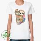 Женская футболка органик