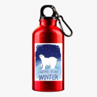 Металлическая бутылка 400 мл UV-DTF