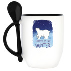 Кружка с ложкой