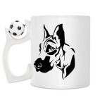 Кружка с футбольным мячиком