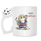 Кружка с футбольным мячиком