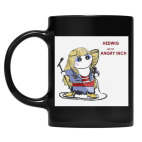 Кружка цветная UV-DTF