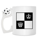 Кружка с футбольным мячиком