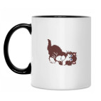 Кружка двухцветная