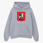 Толстовка худи оверсайз