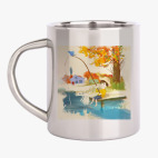 Кружка металлическая