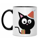 Двухцветная кружка Кот