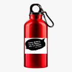 Металлическая бутылка 400 мл UV-DTF