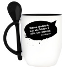 Кружка с ложкой