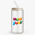 Банка с бамбуковой крышкой