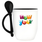 Кружка с ложкой