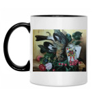 Кружка двухцветная