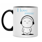 Кружка двухцветная