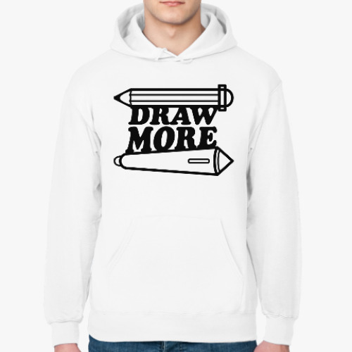 Толстовка худи с принтом дизайн-рисунок