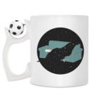 Кружка с футбольным мячиком
