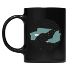 Кружка цветная UV-DTF