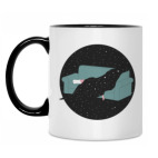 Кружка двухцветная