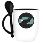 Кружка с ложкой