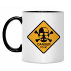 Кружка двухцветная