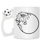 Кружка с футбольным мячиком