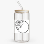 Банка с бамбуковой крышкой