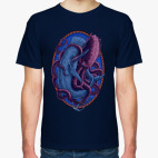 Классическая футболка Кит и Осьминог