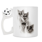 Кружка с футбольным мячиком