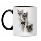 Кружка двухцветная