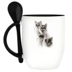 Кружка с ложкой