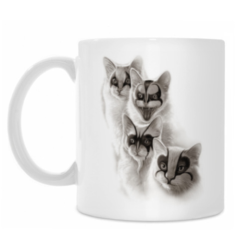 Кружка с принтом Коты
