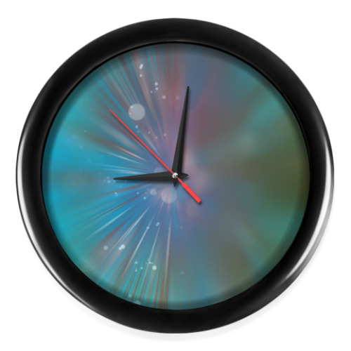 Настенные часы с принтом звездный взрыв, абстракция