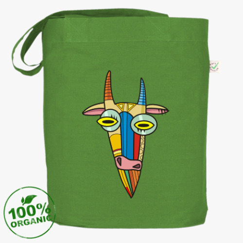 Сумка шоппер новогодний козел