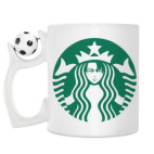 Кружка с футбольным мячиком