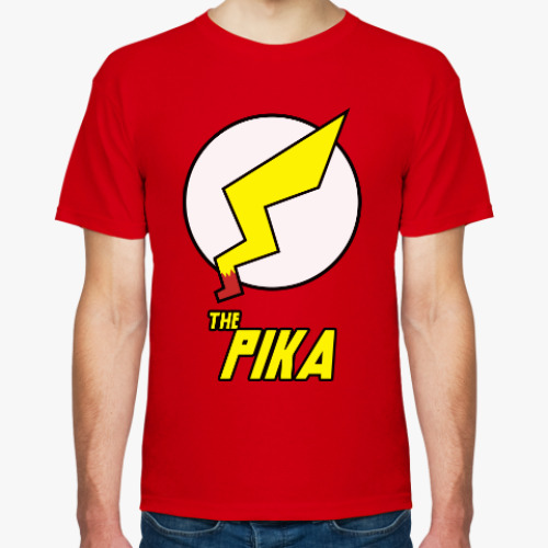 Футболка с принтом Пикачу (Покемон)