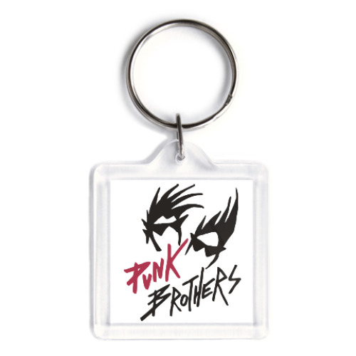 Брелок с принтом Братья панки