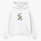 Толстовка худи оверсайз