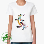 Женская футболка органик