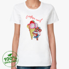 Женская футболка органик