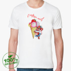 Мужская футболка органик