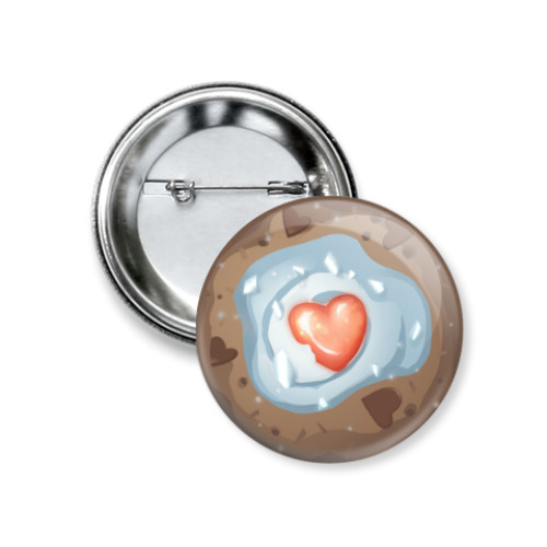 Значок 37мм с принтом Poro snack